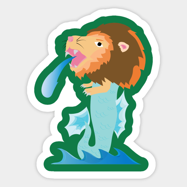 Merlion Sticker by riomarcos